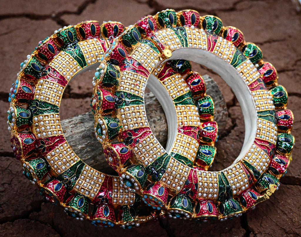 Meenakari Nav Grah Bangle