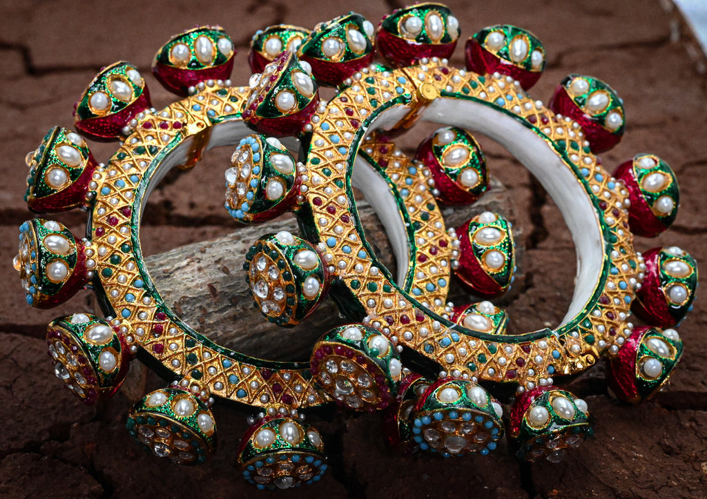 Meenakari Nav Grah Bangle