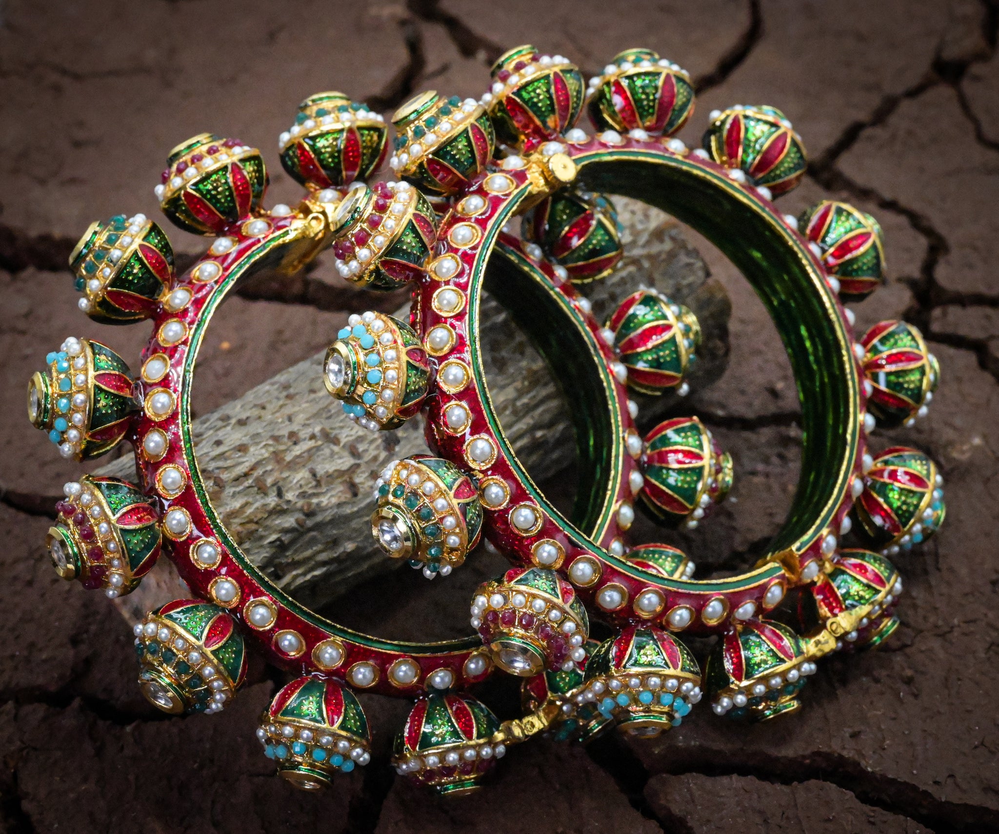 Meenakari Nav Grah Bangle