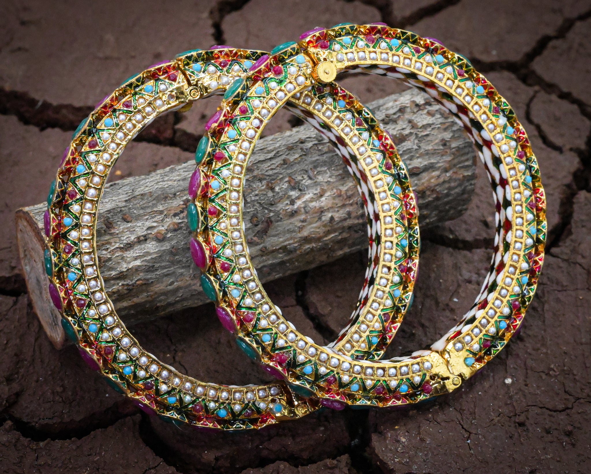 Meenakari Nav Grah Bangle