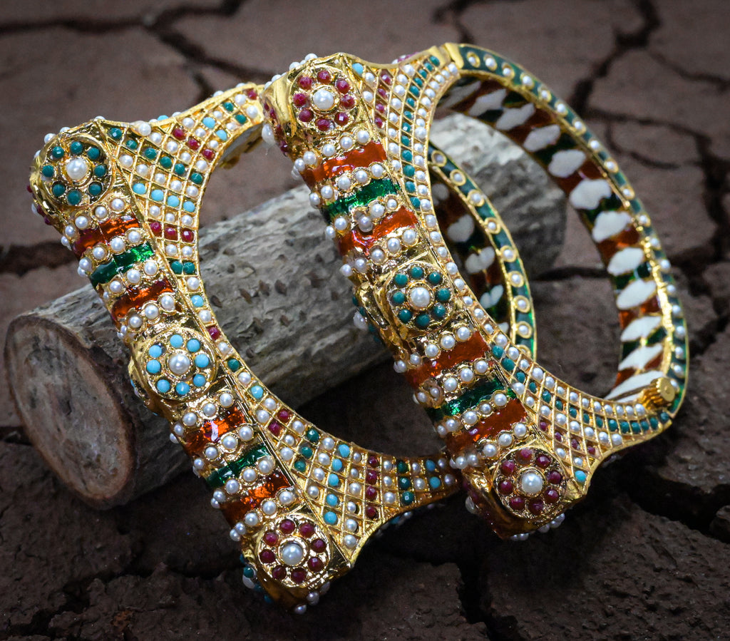 Meenakari Nav Grah Bangle