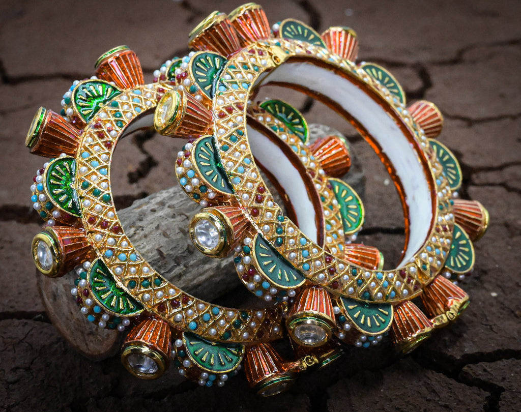 Meenakari Nav Grah Bangle