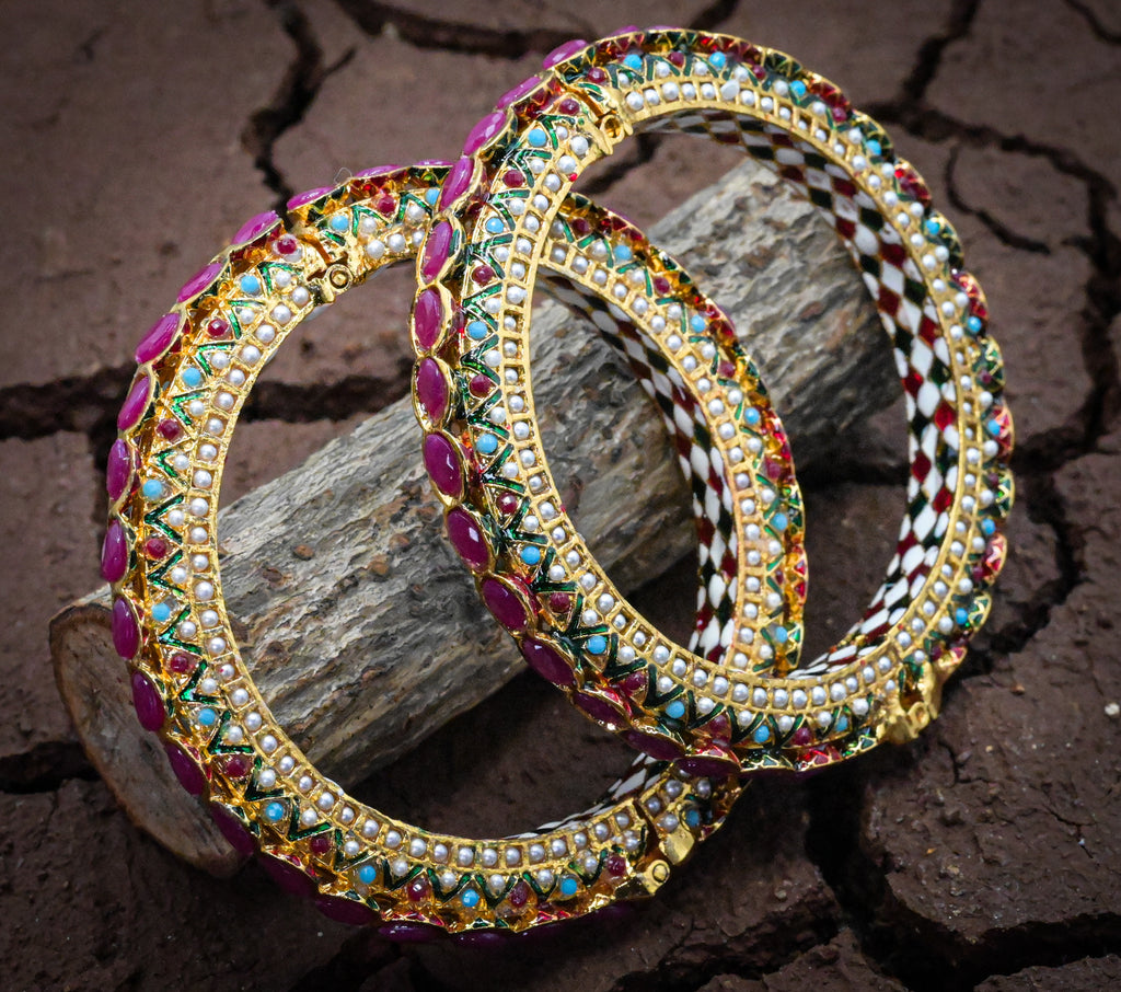 Meenakari Nav Grah Bangle