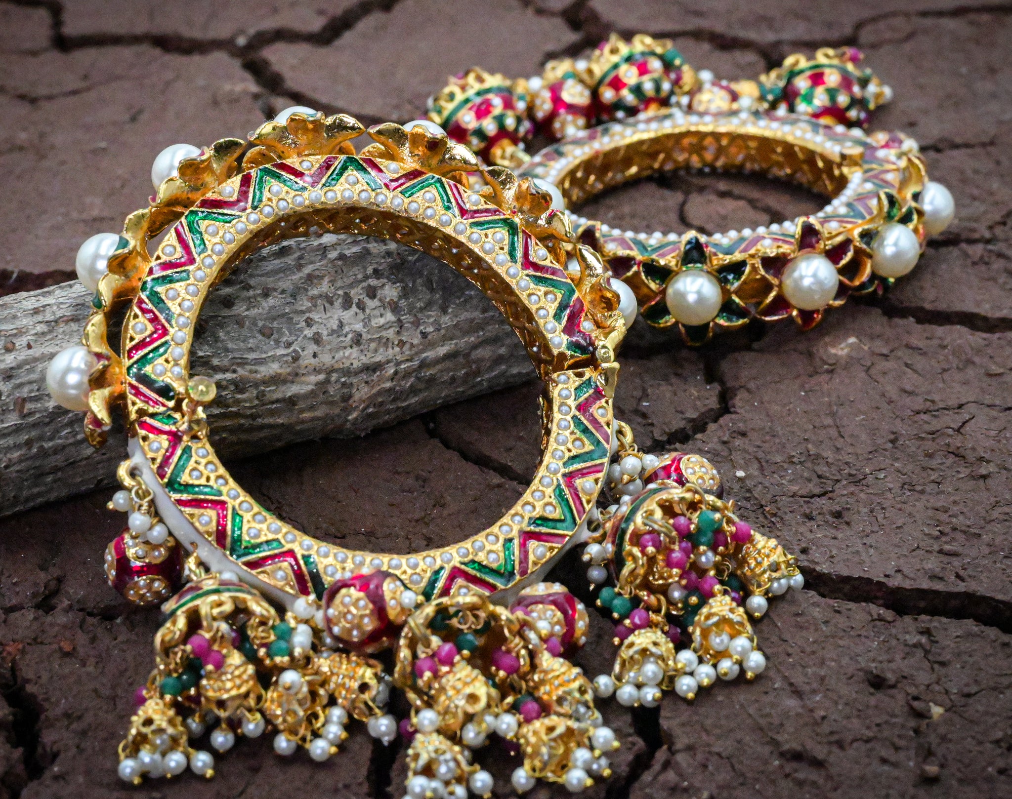 Meenakari Nav Grah Bangle