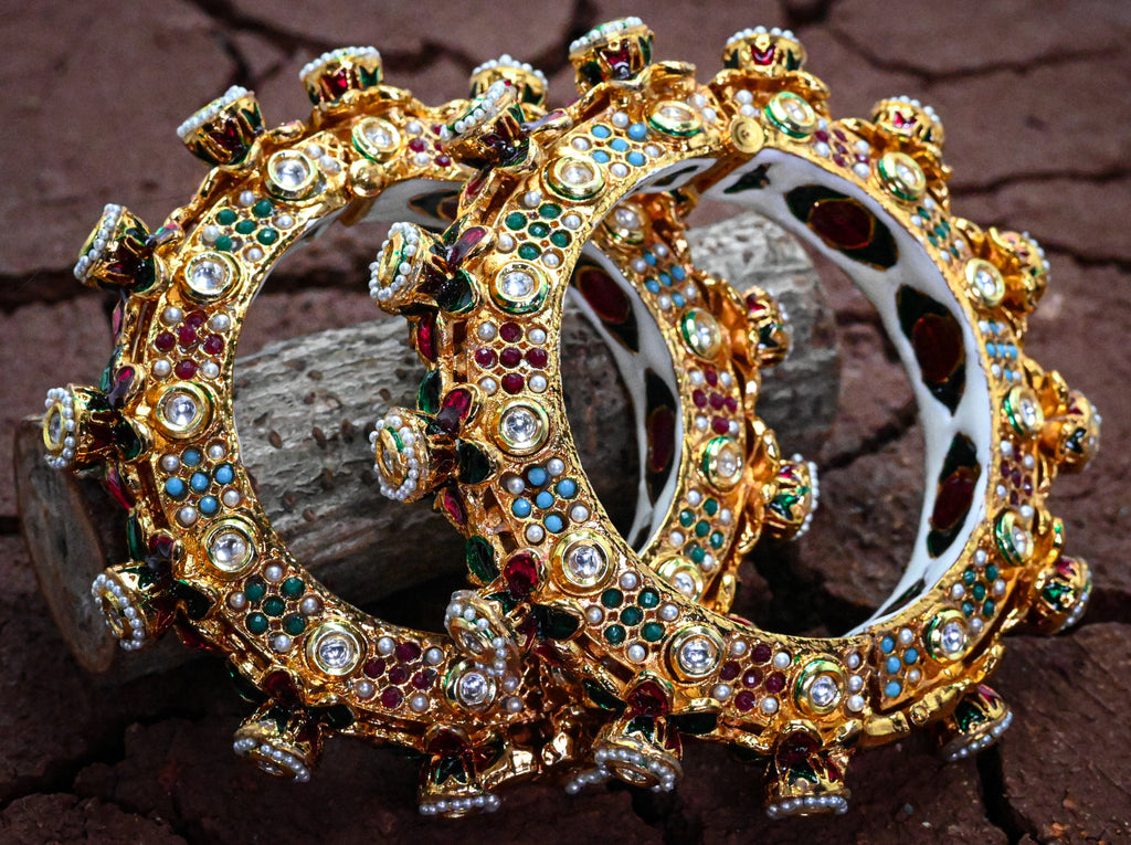 Meenakari Nav Grah Bangle