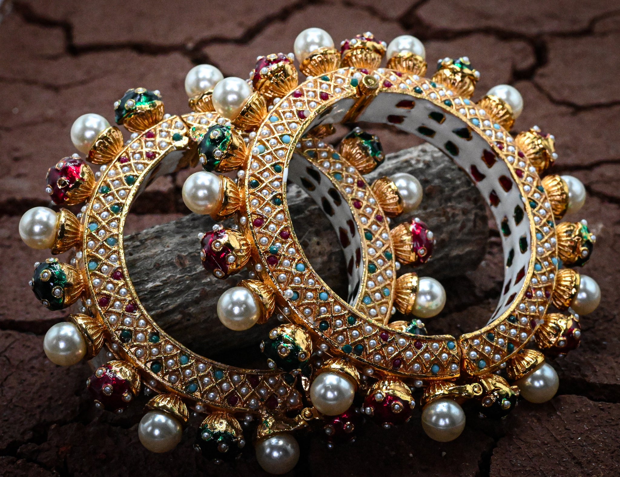 Meenakari Nav Grah Bangle