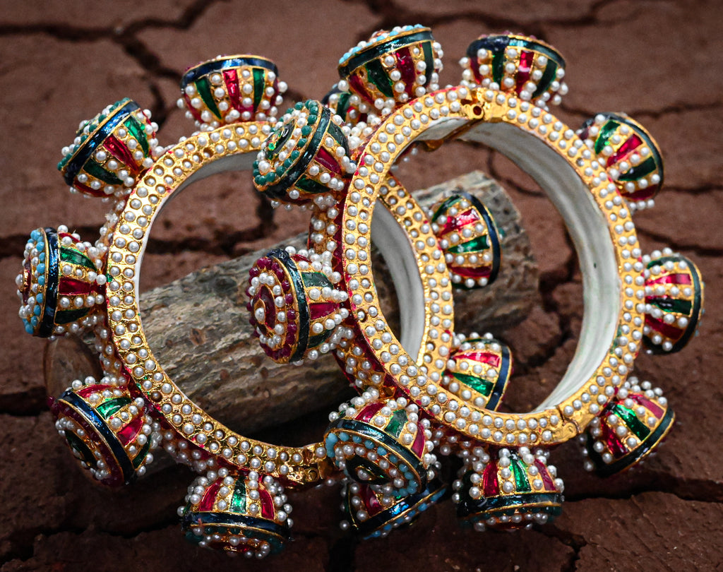 Meenakari Nav Grah Bangle