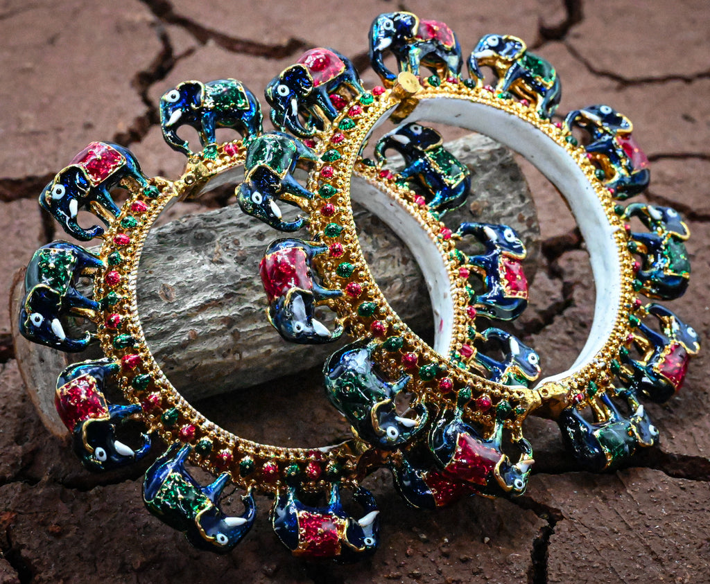 Meenakari Nav Grah Bangle