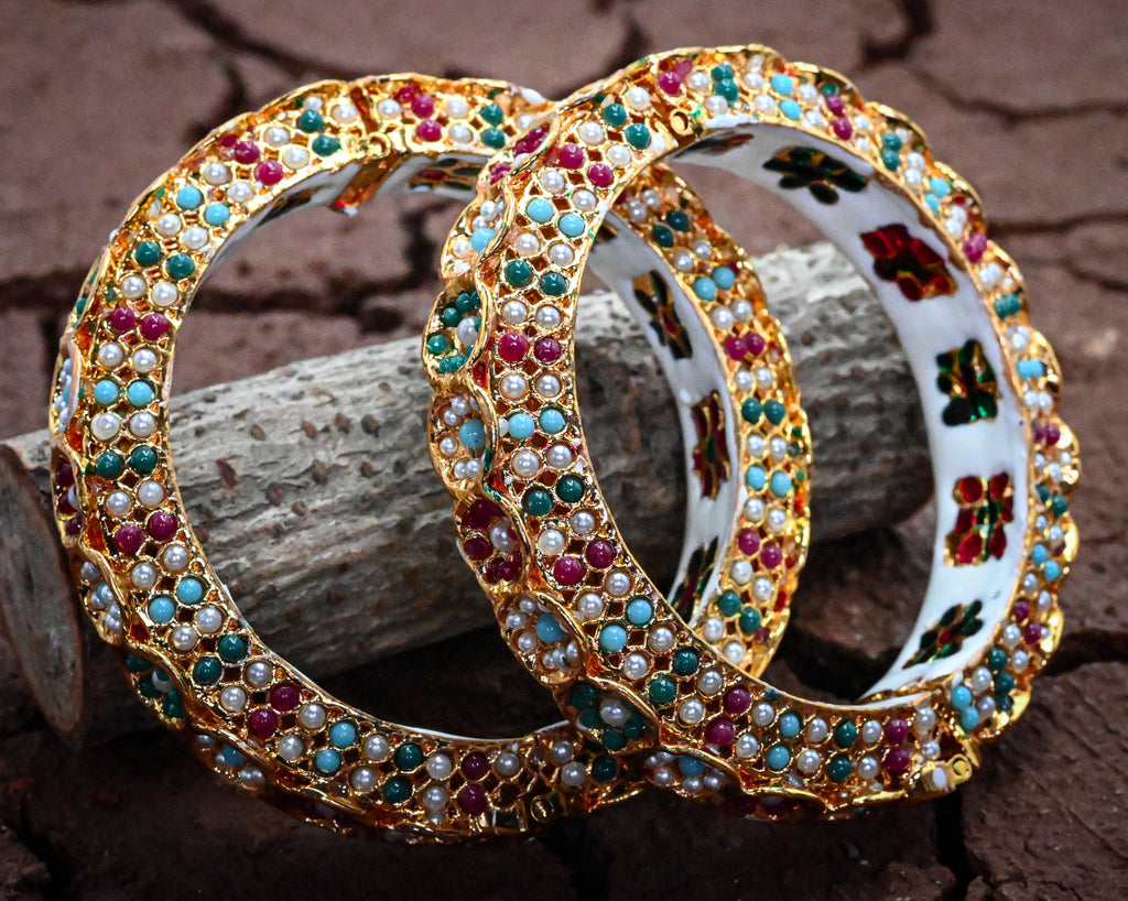 Meenakari Nav Grah Bangle