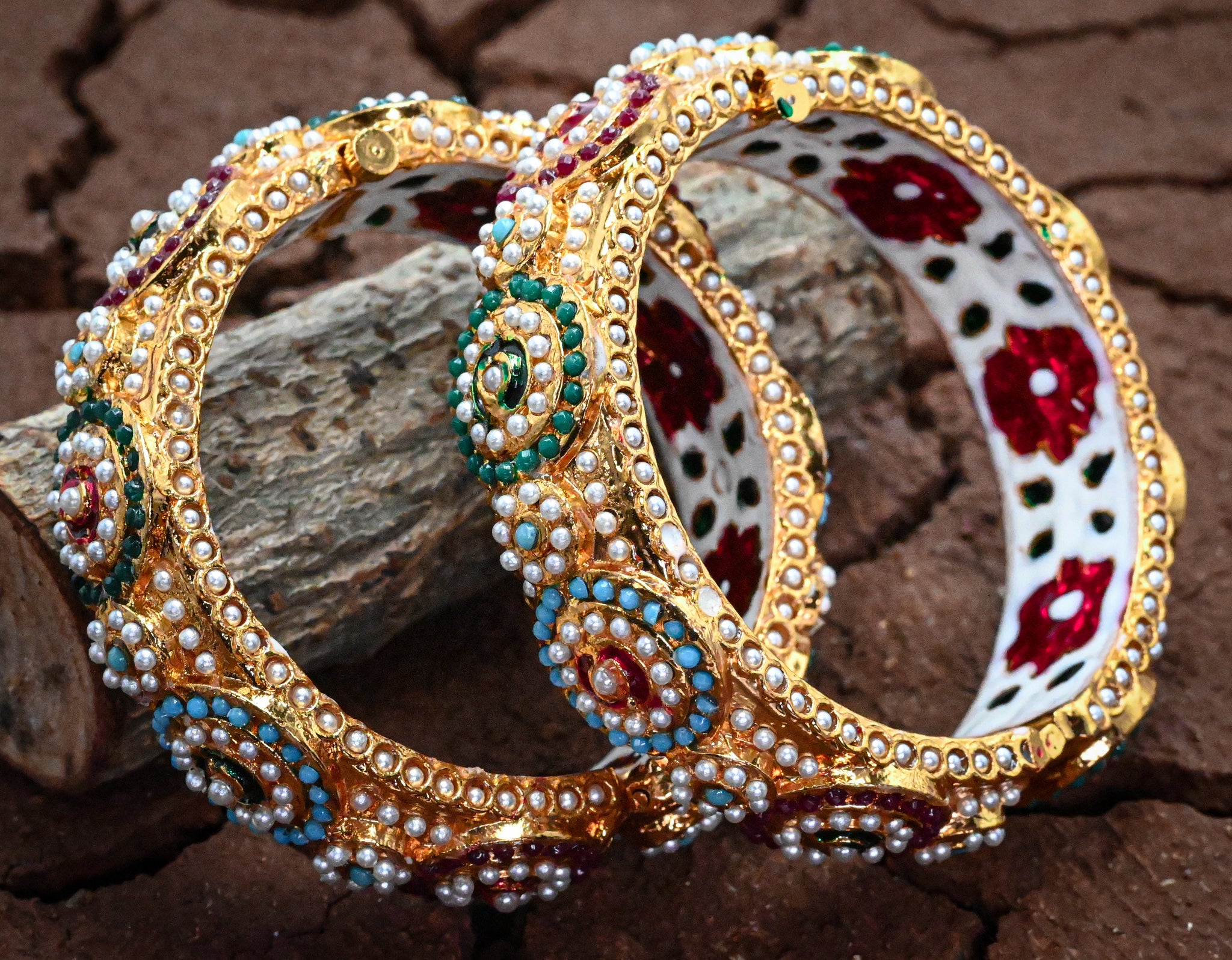 Meenakari Nav Grah Bangle