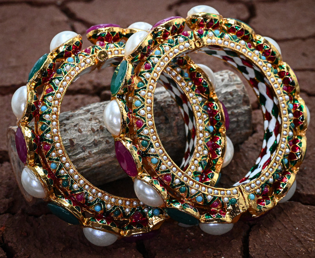 Meenakari Nav Grah Bangle