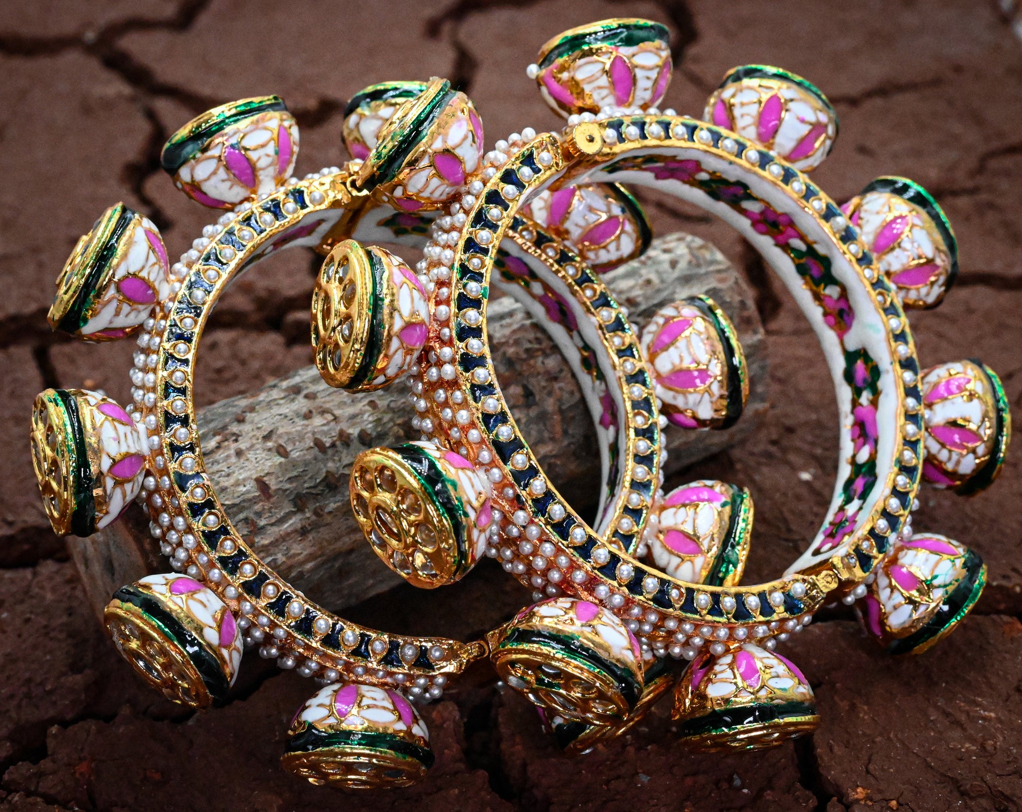 Meenakari Nav Grah Bangle