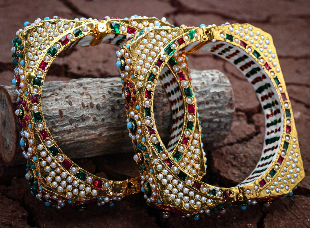 Meenakari Nav Grah Bangle