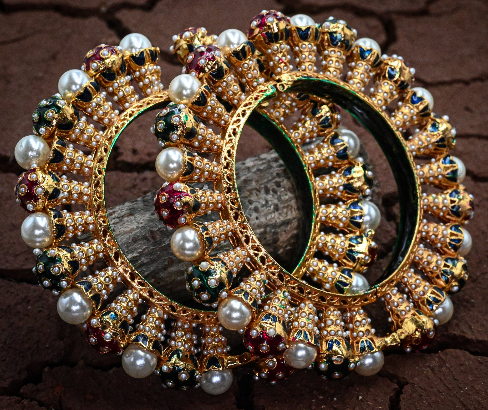 Meenakari Nav Grah Bangle