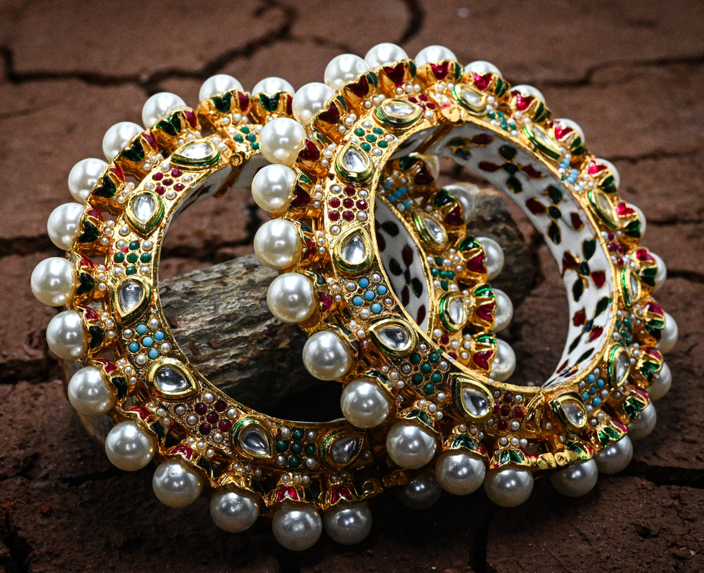 Meenakari Kundan Bangle